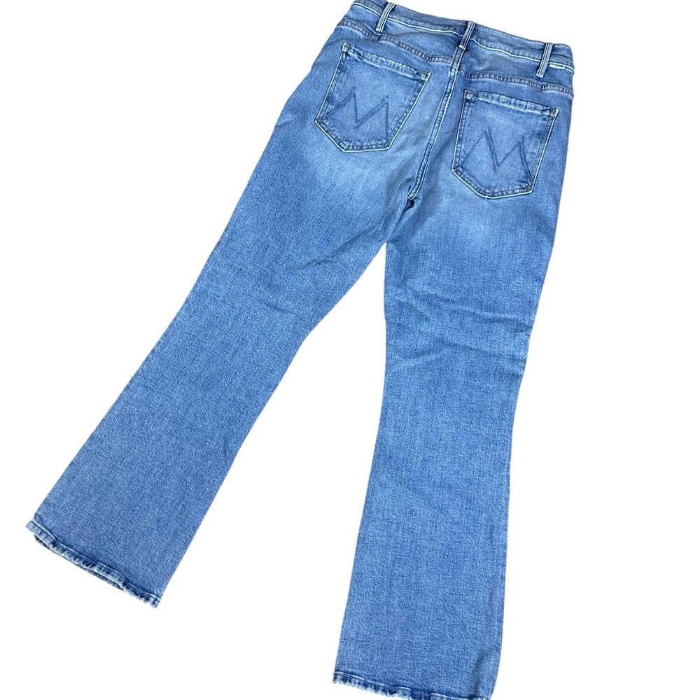 Mother The Hustler Ankle Jeans Women's Size 28 Blue Scenic Route Flare